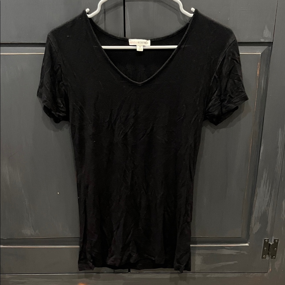 Zenana Outfitters Black Short Sleeve Tee